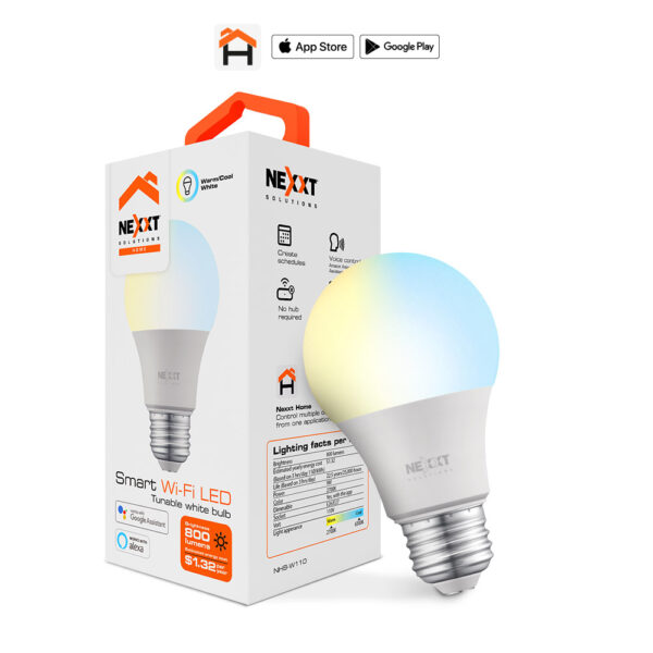 Nexxt Solutions Connectivity - Light Bulb - A19 CCT 110V