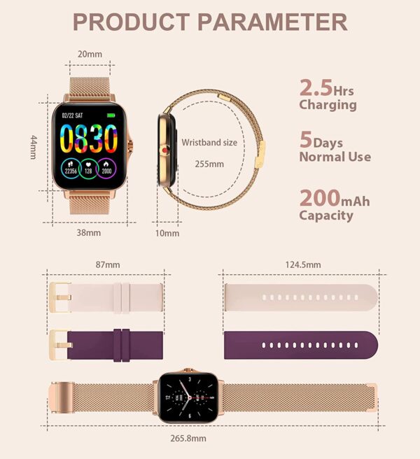 Laret Smart Watch for Women - Image 4