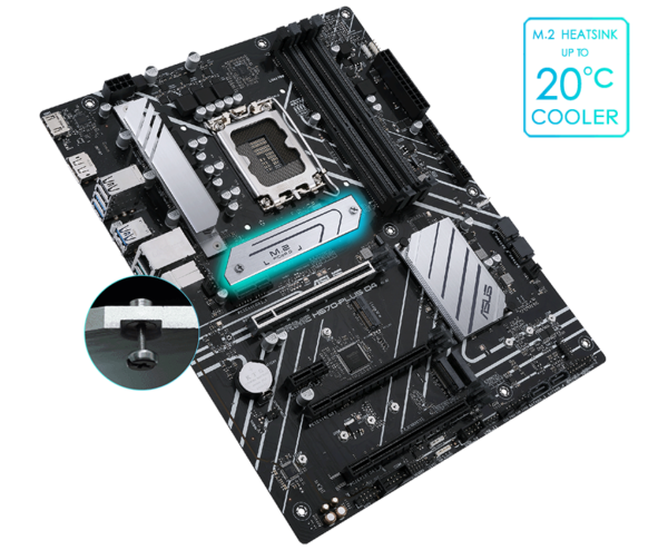 ASUS PRIME H670-PLUS D4 - Motherboard - ATX - Image 5