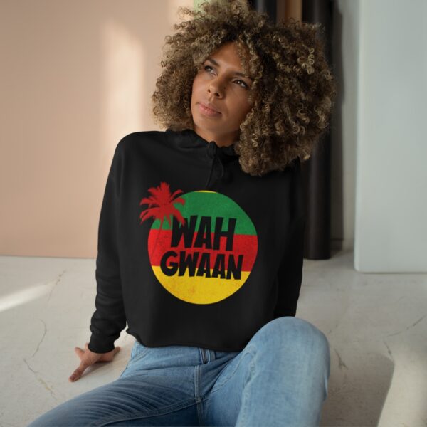 Wah Gwan Cropped Hoodie - Image 6