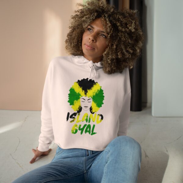 Island Gyal Crop Hoodie - Image 3