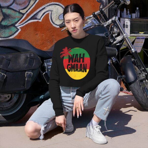 Women's Wah Gwan Cropped Sweatshirt - Image 3